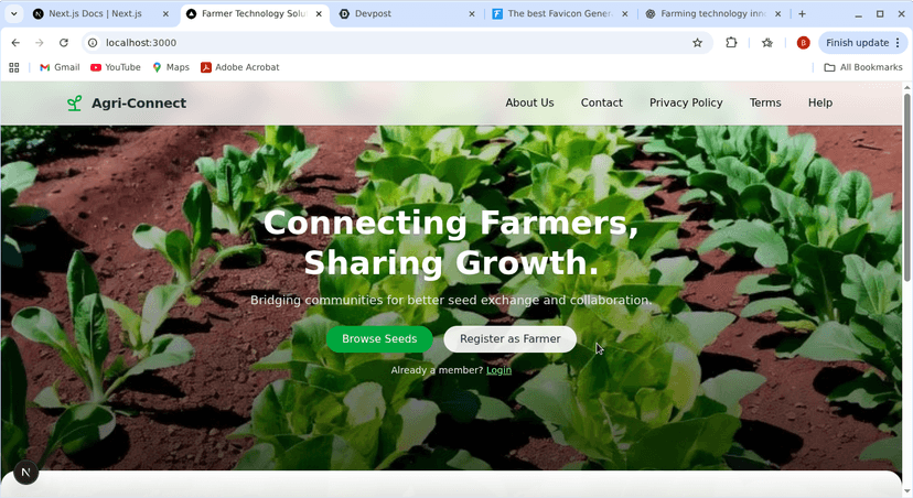 Agritech-ET — AI platform connecting farmers with agricultural insights.